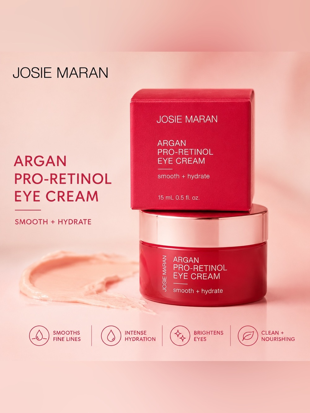 ✨ NEW Josie Maran Argan Pro-Retinol Eye Cream • Smooth • Hydrate • Anti-Aging ✨